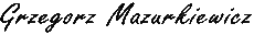 Projektant stron internetopwych – Grzegorz Mazukriewicz
